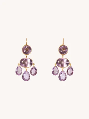 Amethyst Gabrielle Earrings