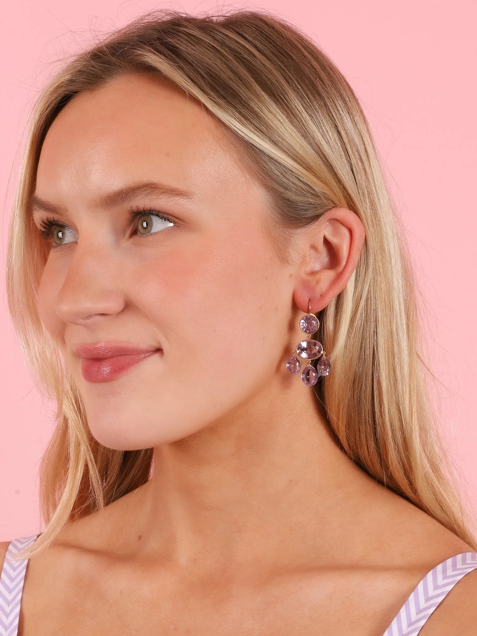 Amethyst Gabrielle Earrings