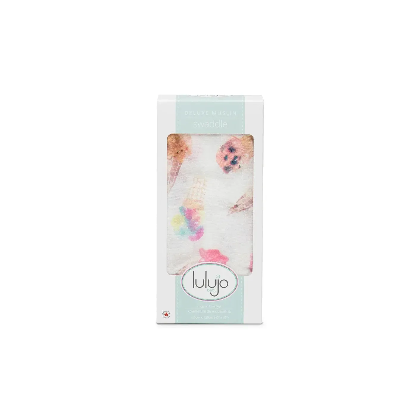 Bamboo Muslin Swaddle - Ice Cream | Lulujo