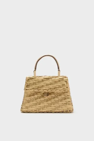 Brushed Brass Nano Sybil Crossbody