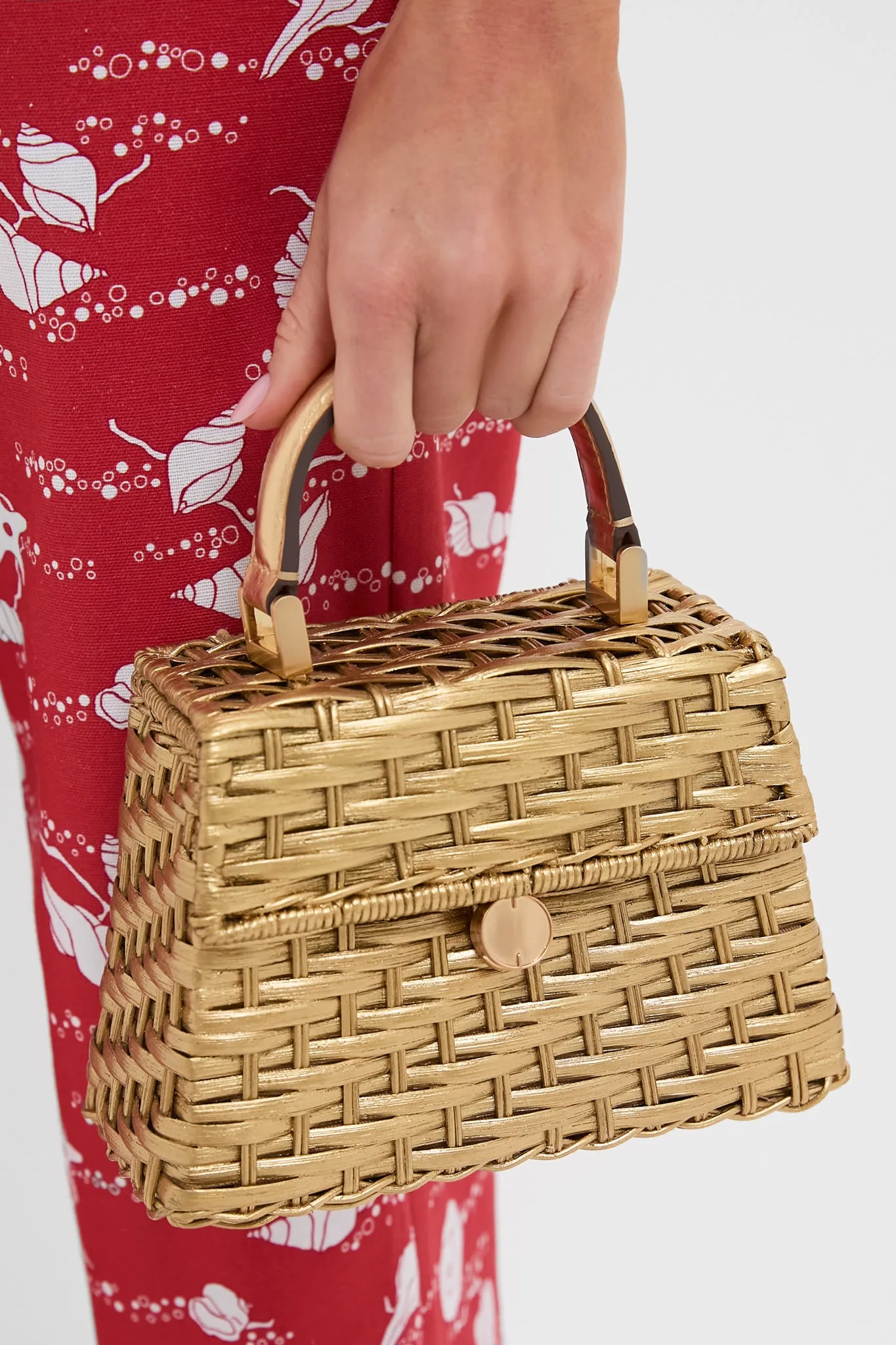 Brushed Brass Nano Sybil Crossbody