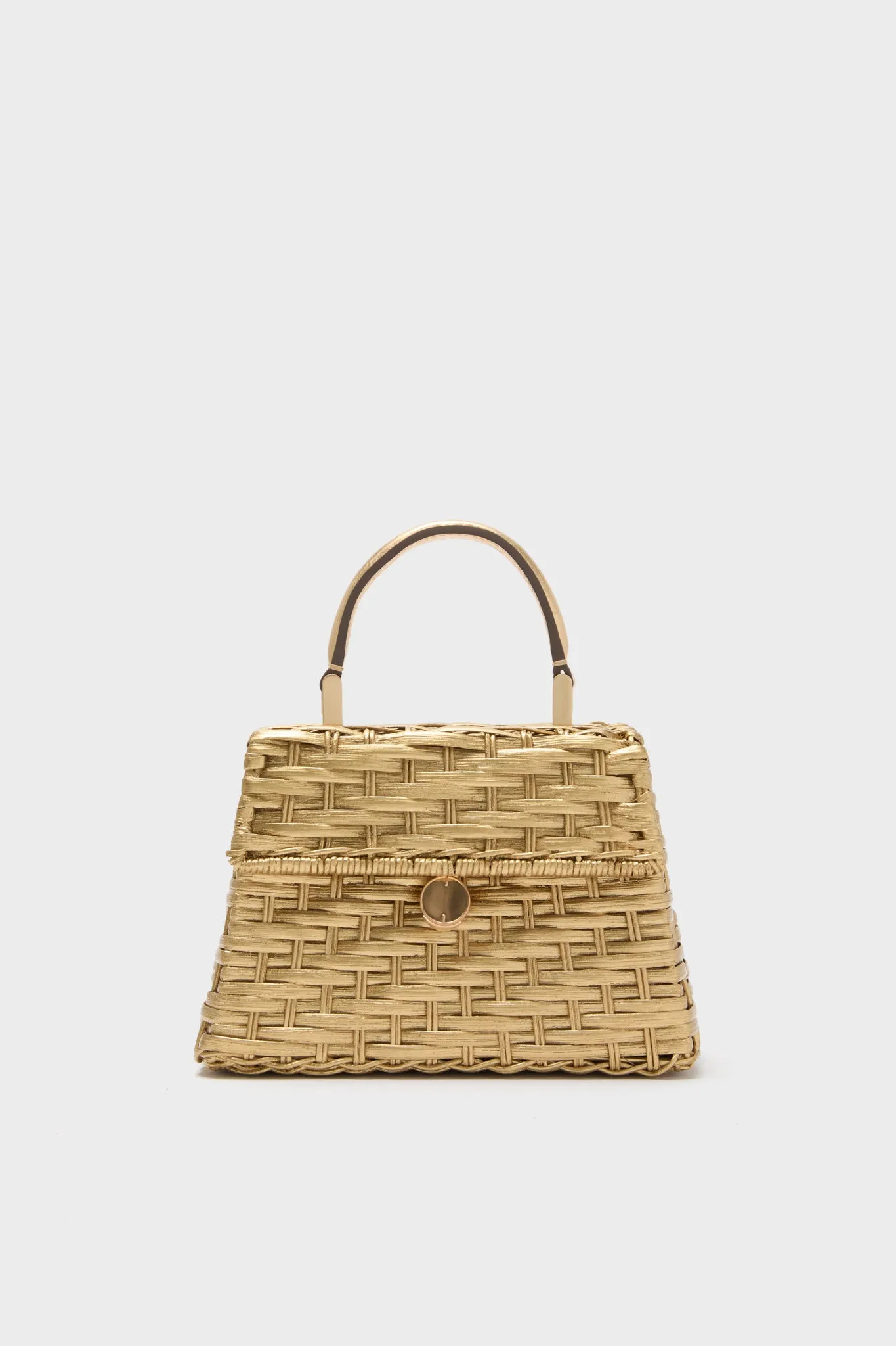 Brushed Brass Nano Sybil Crossbody