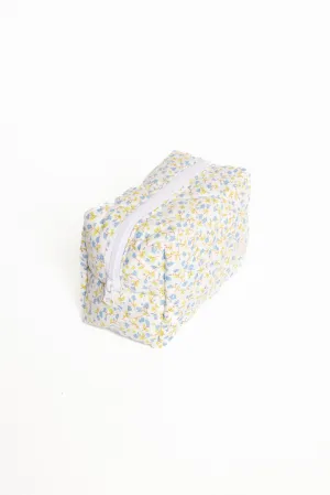 Clementine Cosmetic Bag - Blue Floral