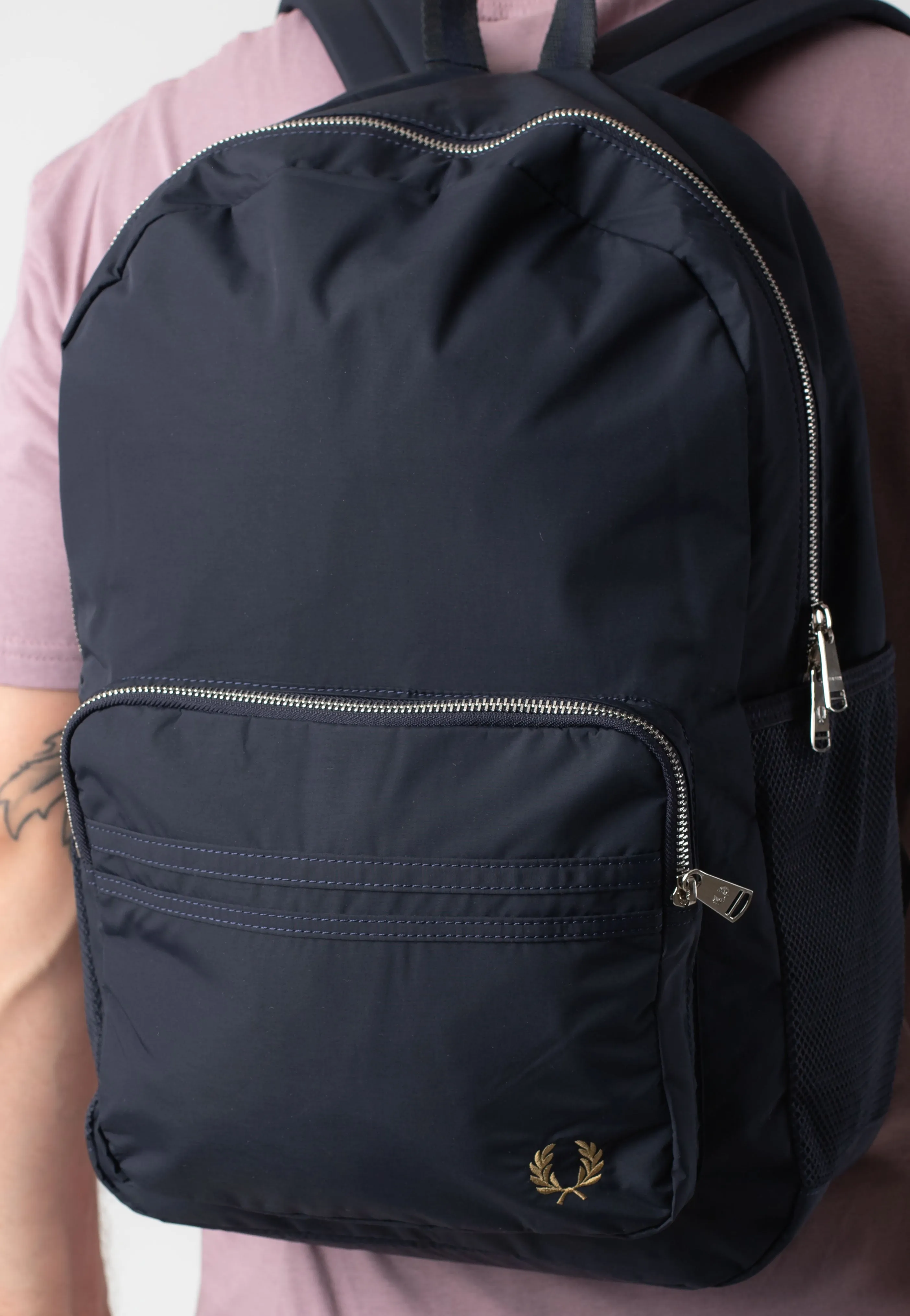 Fred Perry - Brentham Nylon Navy - Backpack
