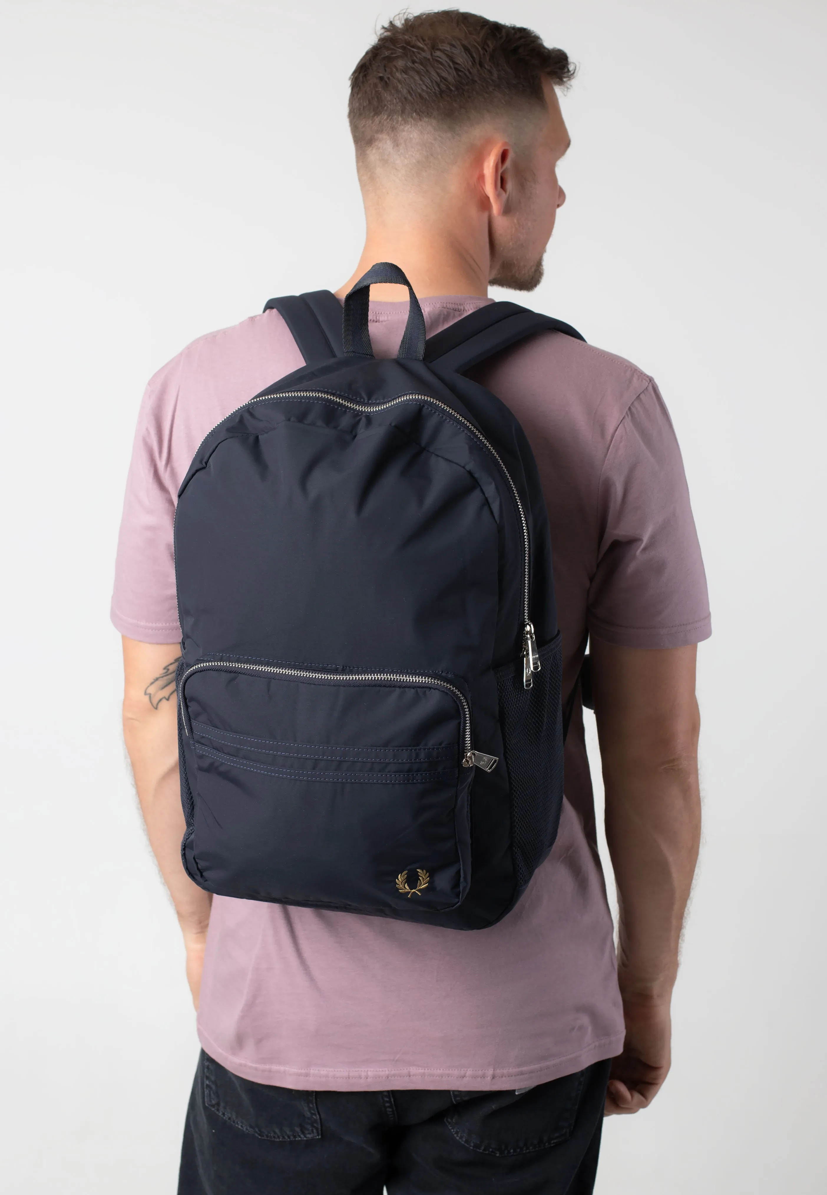 Fred Perry - Brentham Nylon Navy - Backpack
