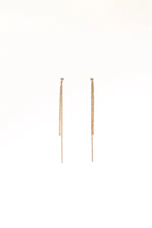 Genevieve Drop Earrings - Gold