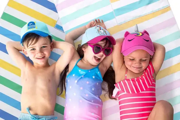 Kids Ball Cap - Monster Blue | FlapJackKids