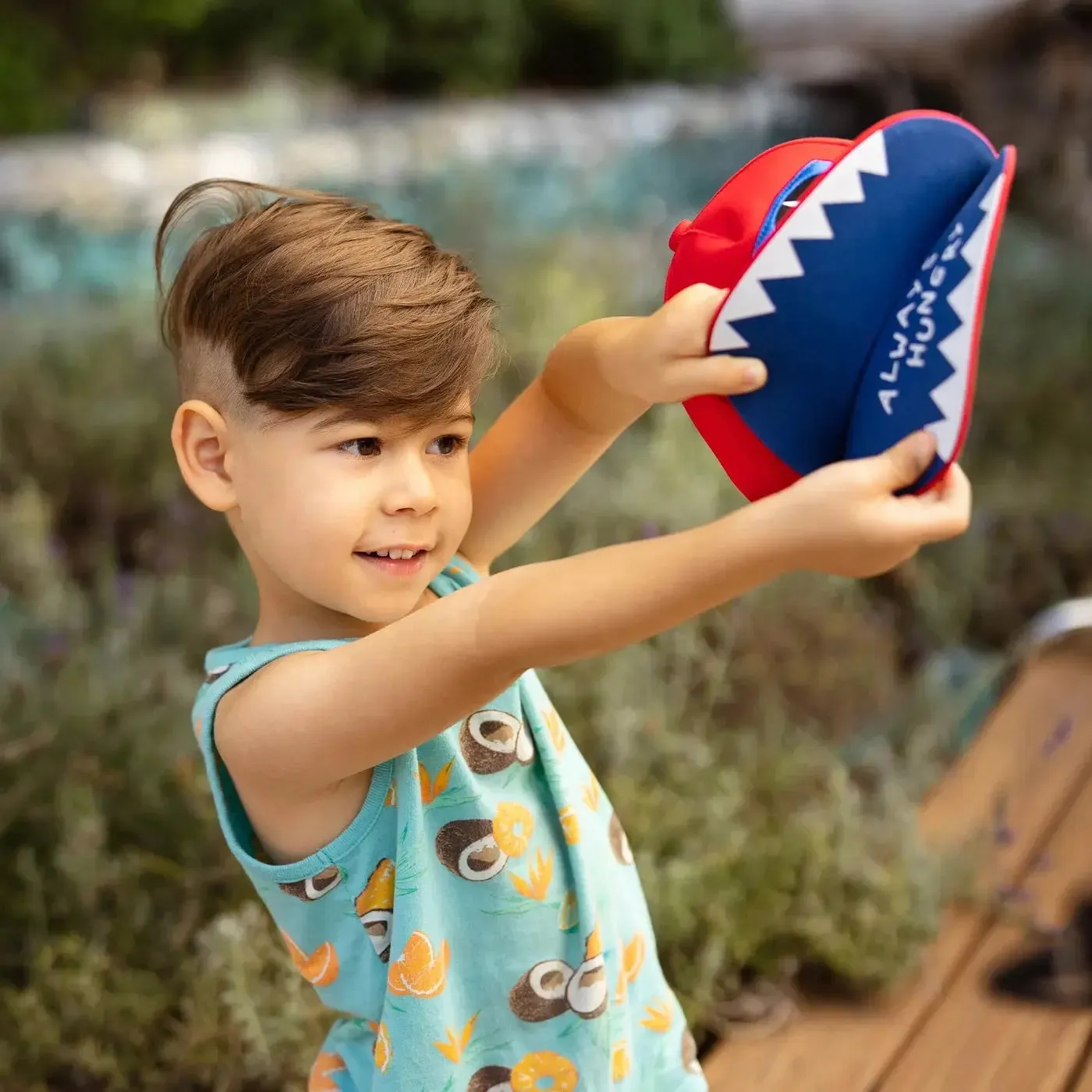 Kids' UPF50  3D Cap - Monster | FlapJackKids