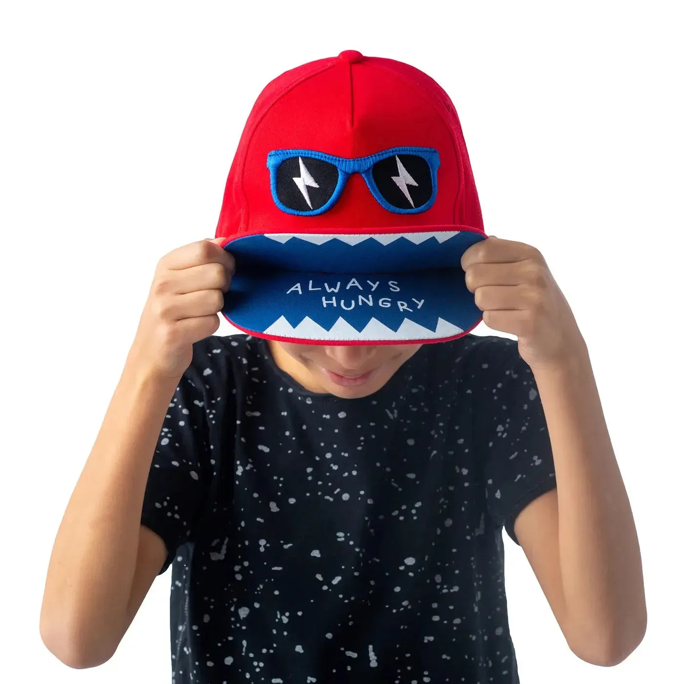 Kids' UPF50  3D Cap - Monster | FlapJackKids