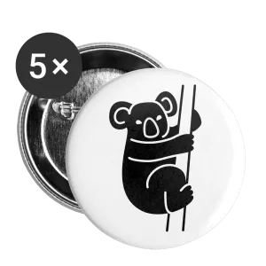 LEAF EATER Buttons small 1'' (5-pack)