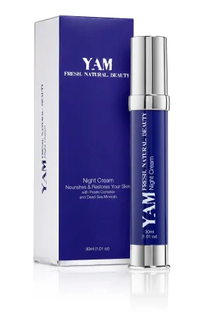 Night Cream with Pearl Complex and Dead Sea Minerals 30ml/1.0 Oz