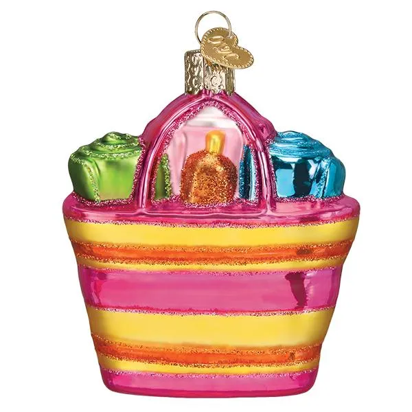 Old World Christmas Beach Bag Ornament