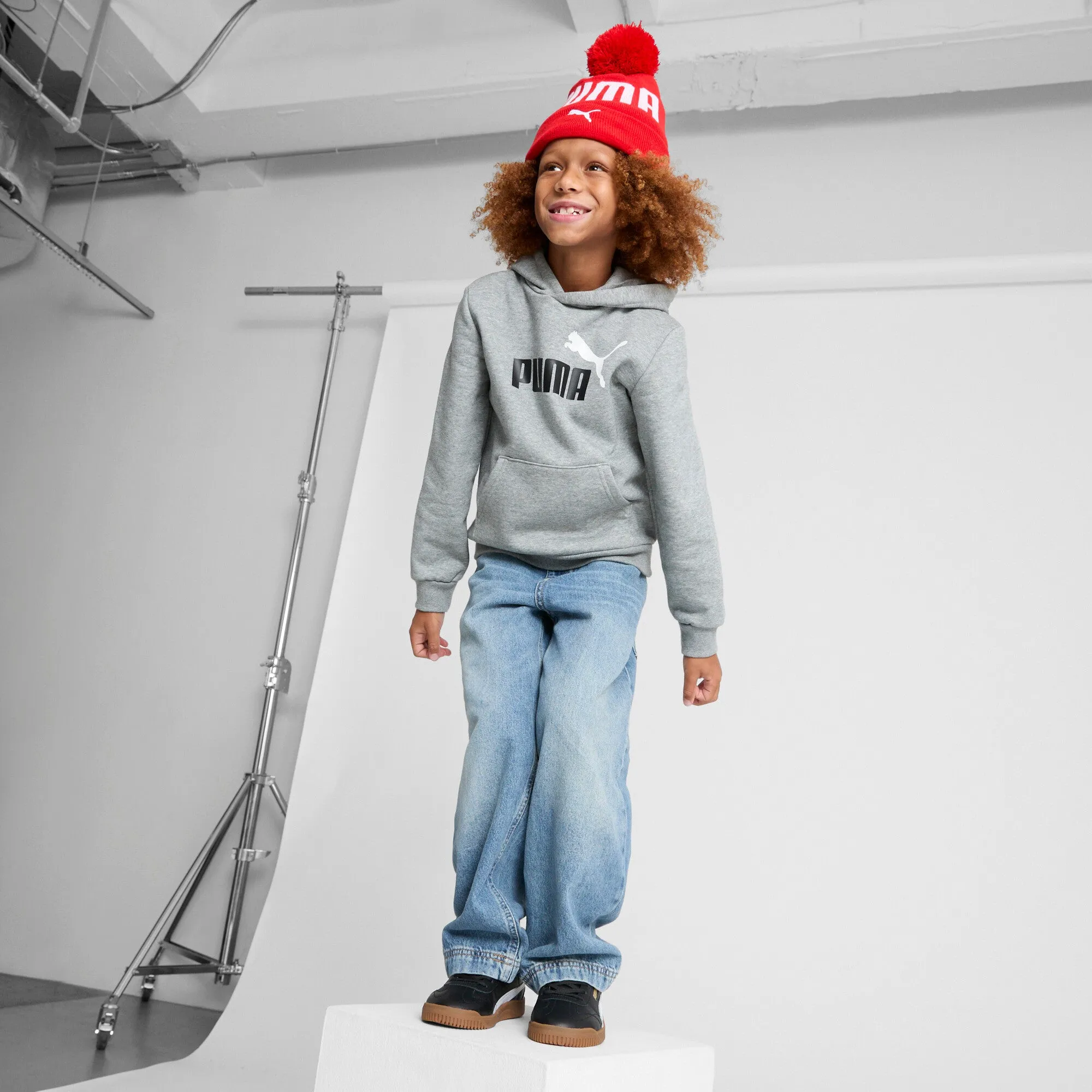 PUMA Big Kids' Pom Beanie