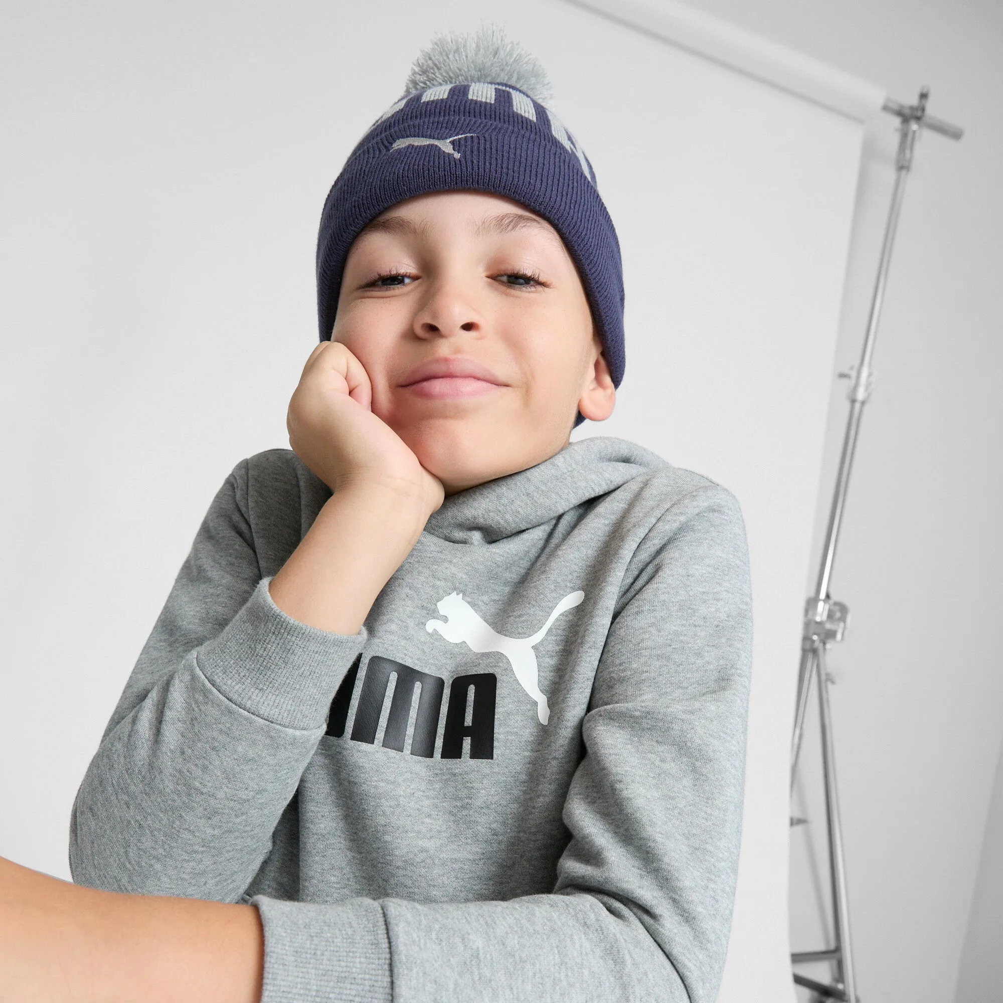 PUMA Big Kids' Pom Beanie