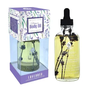 Pursonic Lavendar Flower Multi Use  Body Oils 4 Oz