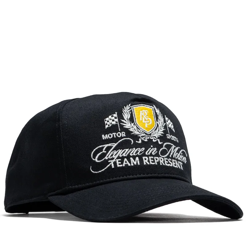 Represent Crest Snapback - Jet Black