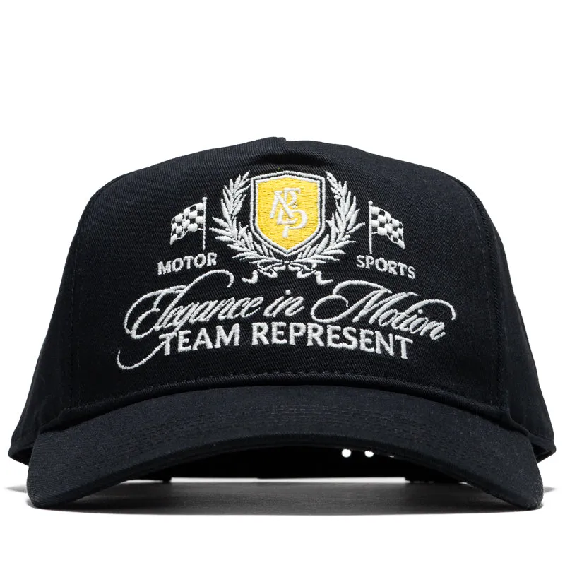 Represent Crest Snapback - Jet Black