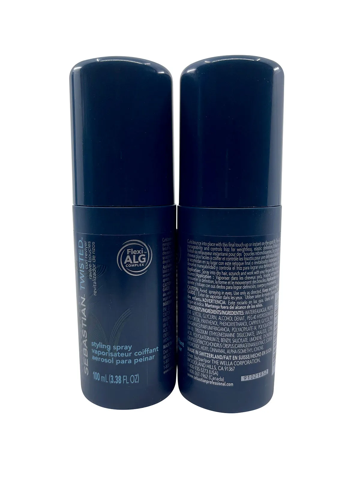 Sebastian Professional Twisted Curl Magnifying Styling Cream 3.38 OZ Set of 2
