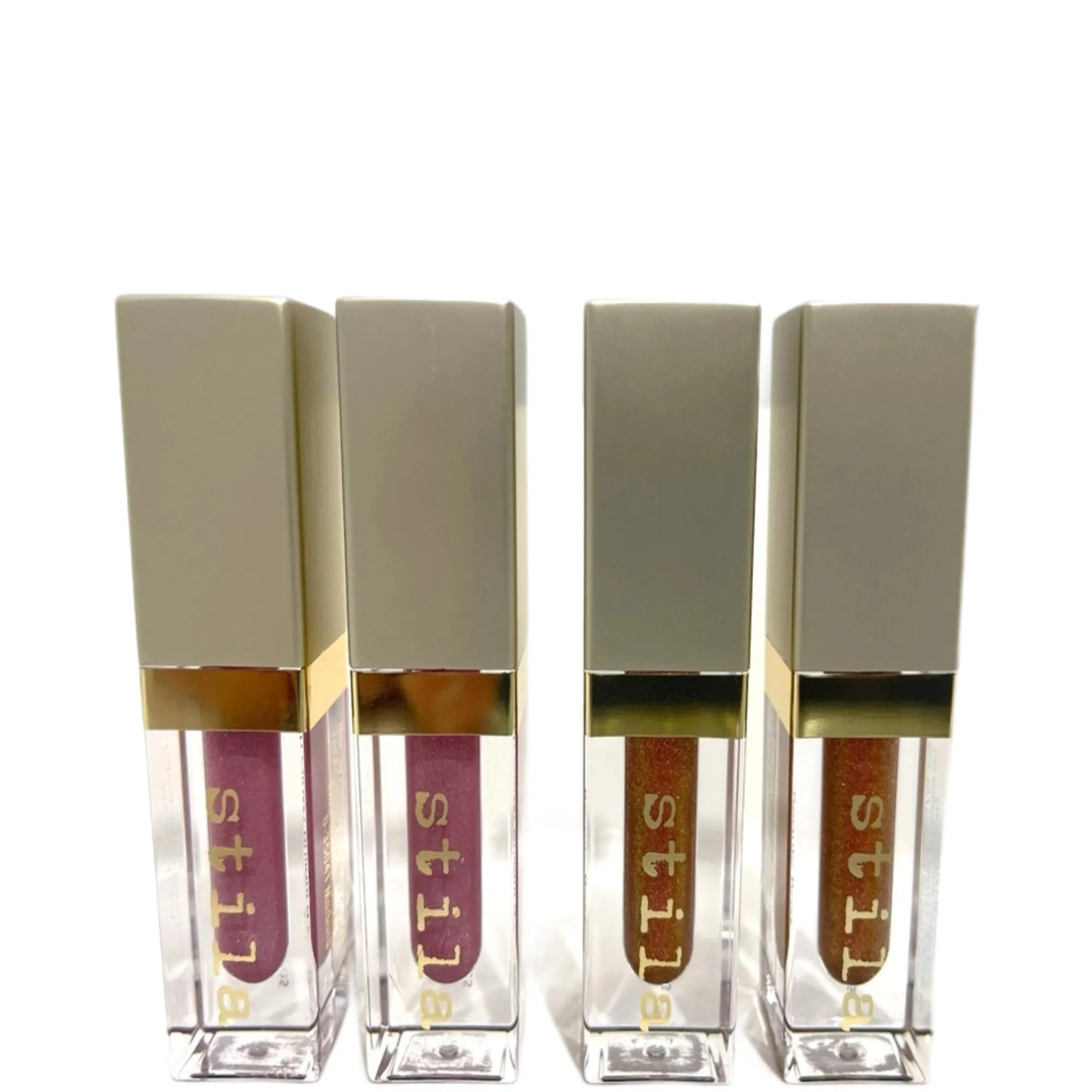 Stila Beauty Boss Lip Gloss 2 Synergy & 2 Elevator Pitch 1.5 ML Value Pack