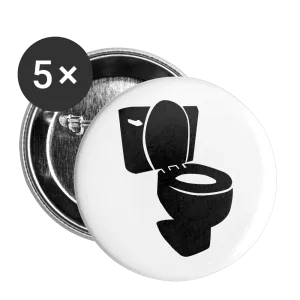 STOP Buttons small 1'' (5-pack)