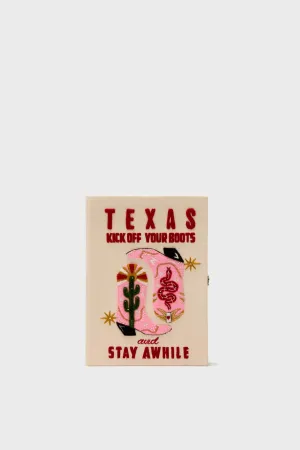 Texas Boots Book Clutch
