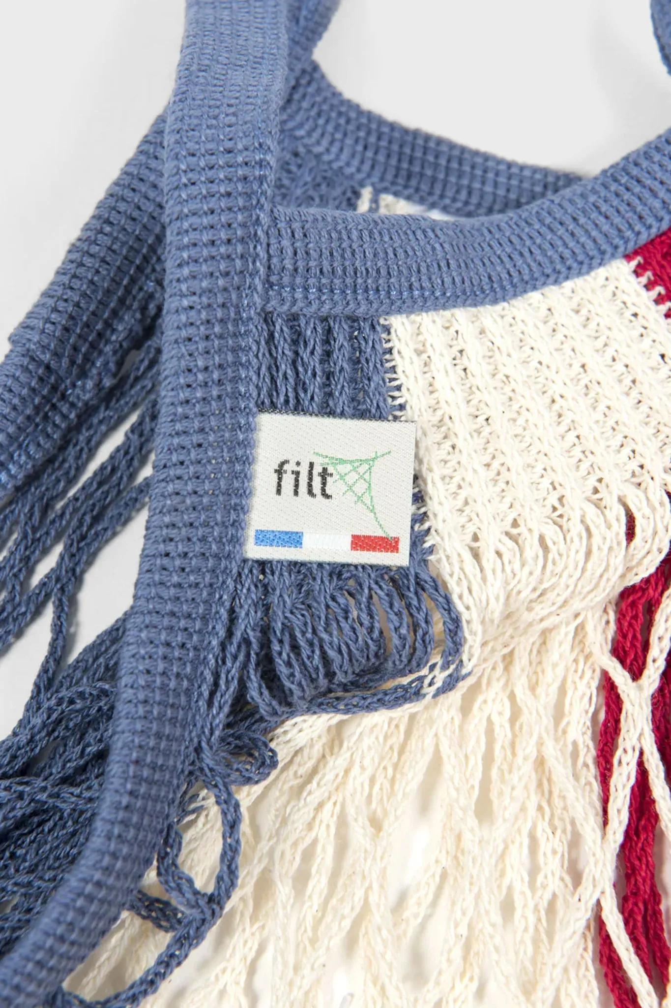 Tricolor French Market Bag