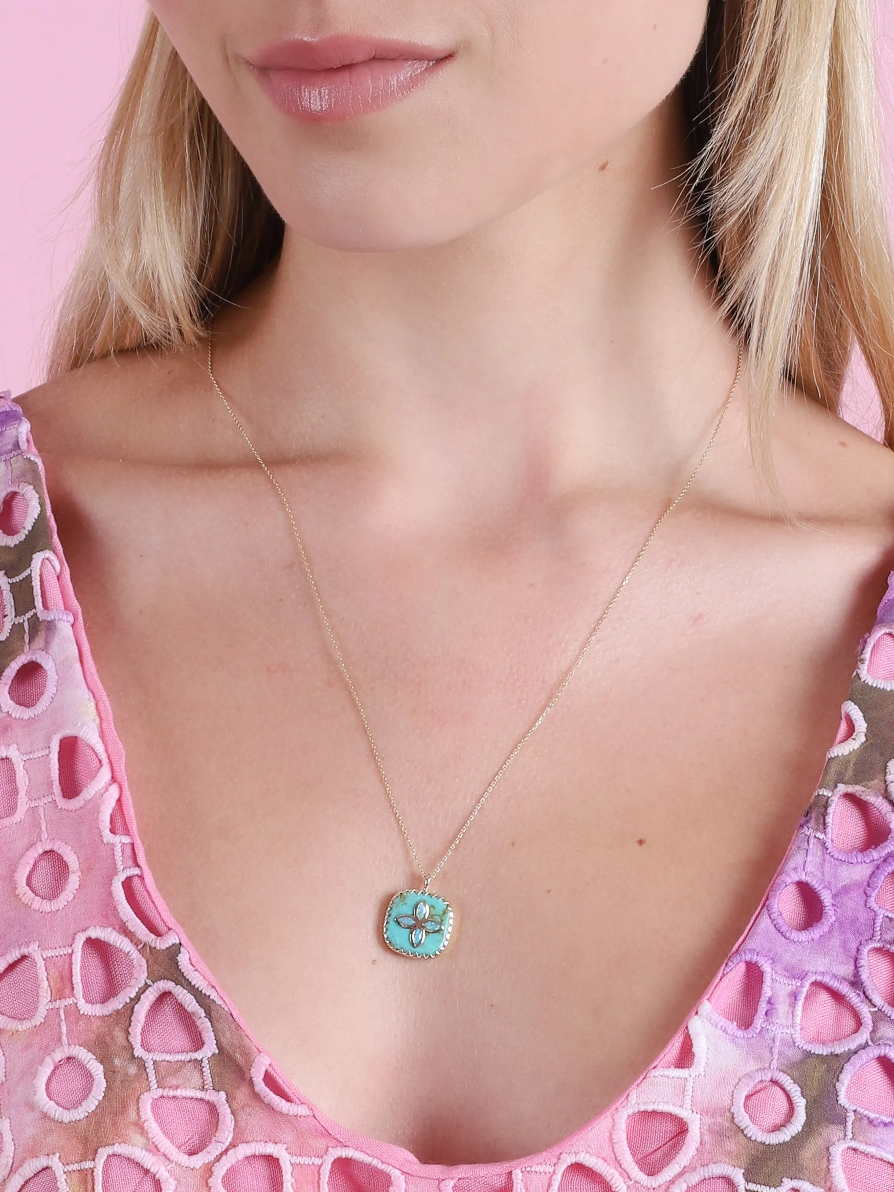 Turquoise Bowie Necklace