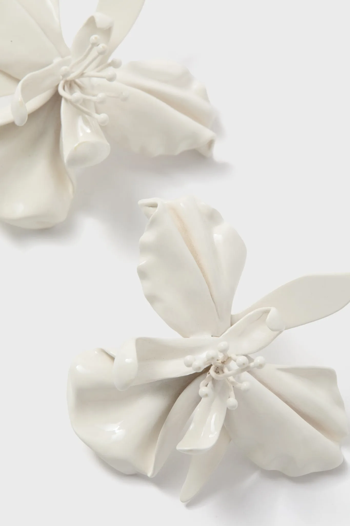 White Mila Earring