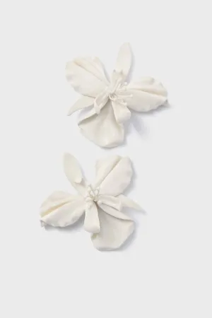 White Mila Earring