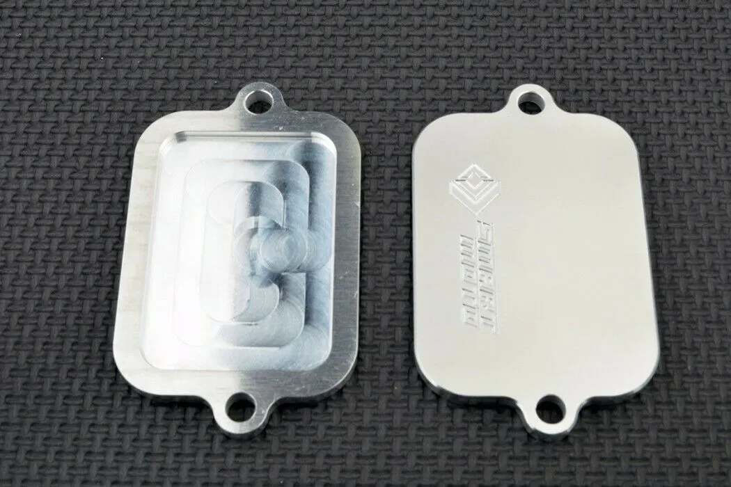 ZX12R SMOG Blanking Plates PAIR Block Off AIS Eliminator Kawasaki 2004 2005 2006